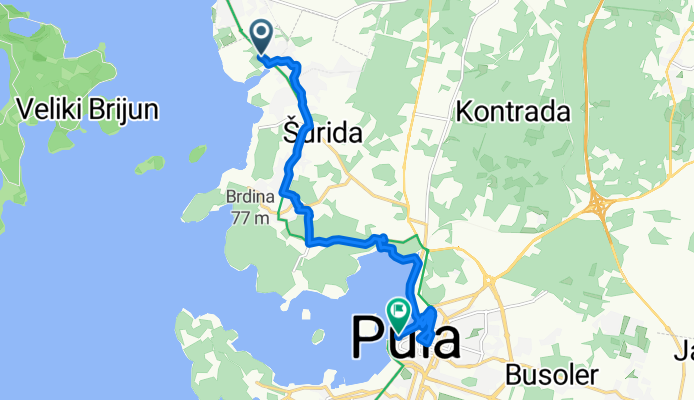 Dragonja nach Uspon Svetog Roka