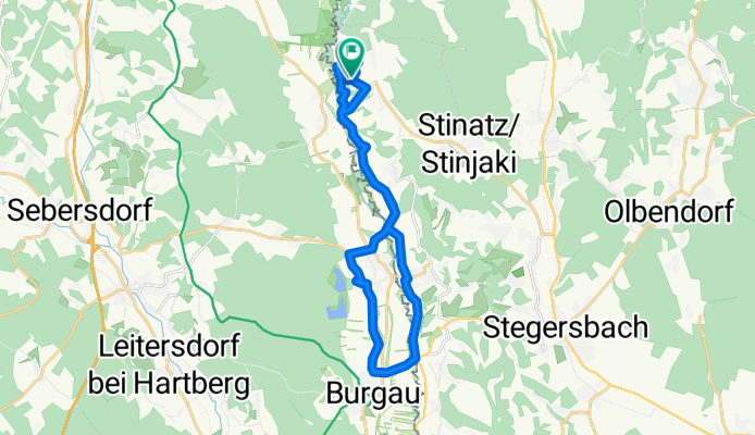 Siedlungsweg nach Siedlungsweg
