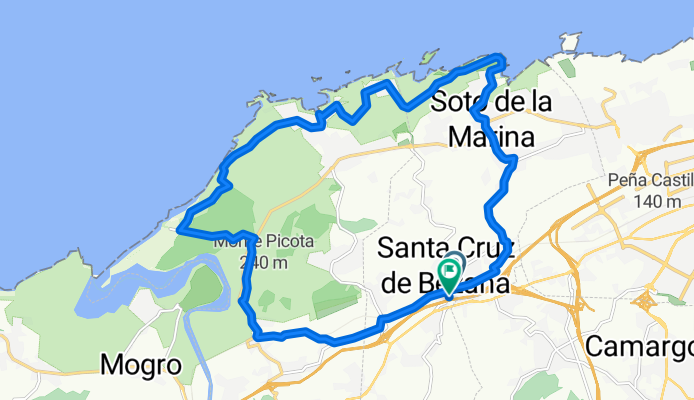 Calle Respuela, Santa Cruz de Bezana a Calle Respuela, Santa Cruz de Bezana