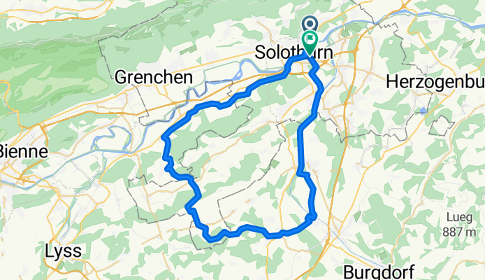 Von Feldbrunnen-Sankt Niklaus bis Zuchwil