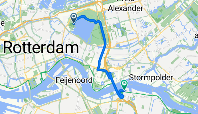 Langepad, Rotterdam naar Hornetstraat, Rotterdam