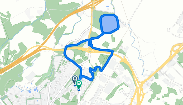 Carrer de Joana Herms, Manresa a Carrer de Joana Herms, Manresa