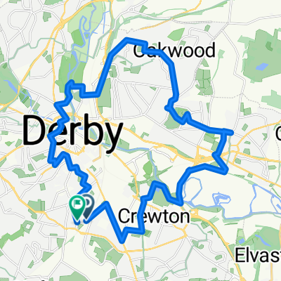 Balfour Road, Derby to Balfour Road, Derby
