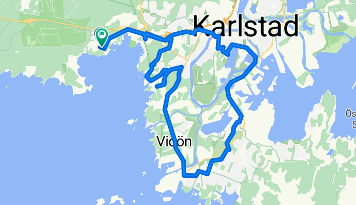 Västerstrands, Karlstad nach Zakrisdalsudden, Karlstad