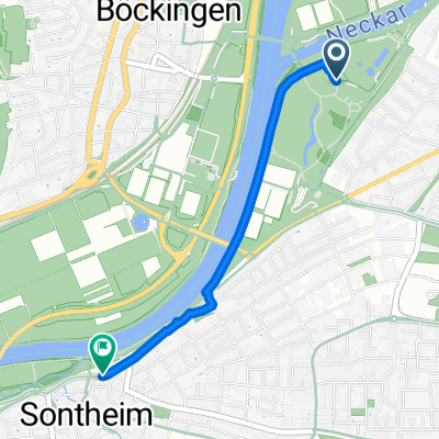 Neckarhalde nach Horkheimer Straße