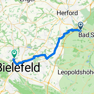 Rektorskamp, Bad Salzuflen nach Jöllenbecker Straße, Bielefeld