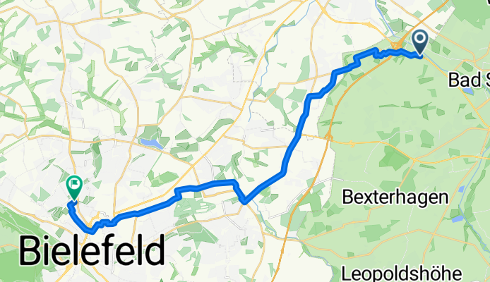 Rektorskamp, Bad Salzuflen nach Jöllenbecker Straße, Bielefeld