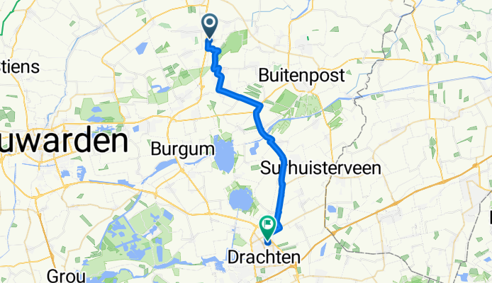 Halepaad, Wâlterswâld naar Rietpol, Drachten