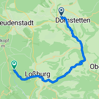 Römerstraße nach Tannenstube