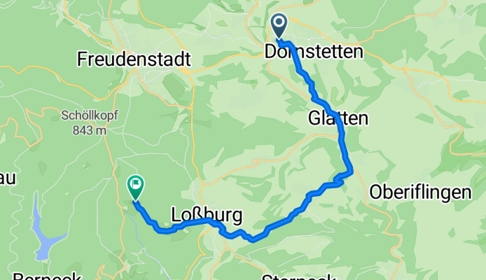 Römerstraße nach Tannenstube