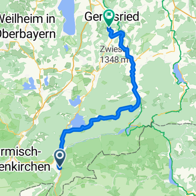 Am Horn, Mittenwald nach Königsdorf