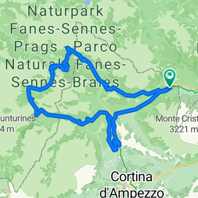 Fanes-Sennes-Runde in den Dolomiten