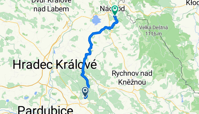 Poběžovice u Holic, Poběžovice u Holic do Lipí, Náchod