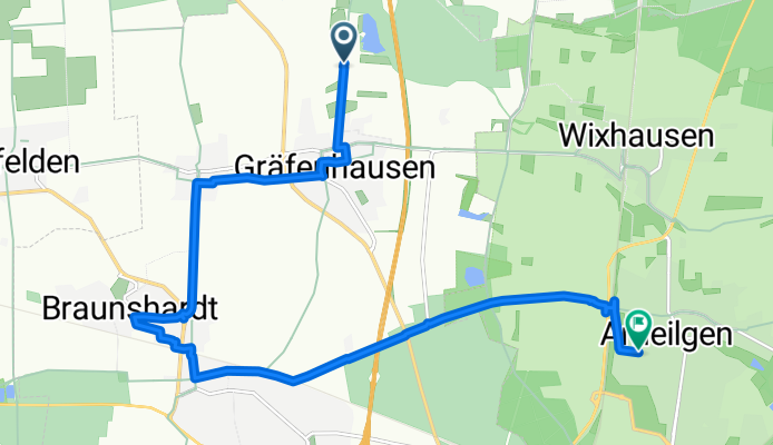 Triftweg to Fohrstraße
