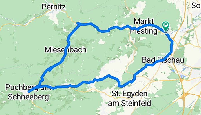 Route in Wöllersdorf-Steinabrückl