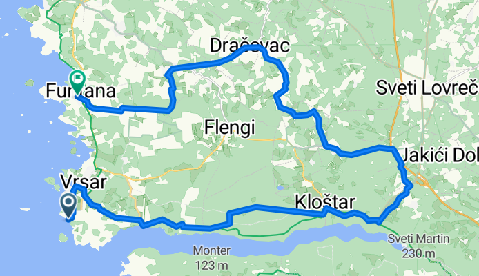 Vrsar nach Ulica Grgeti, Funtana