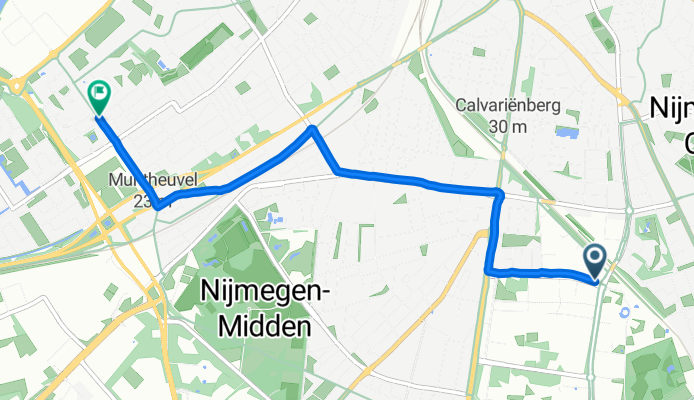 Heyendaalseweg, Nijmegen to Dennenstraat, Nijmegen