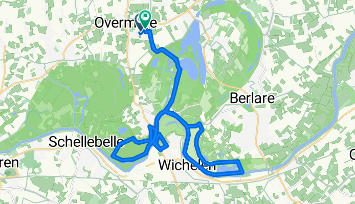 Route in Berlare
