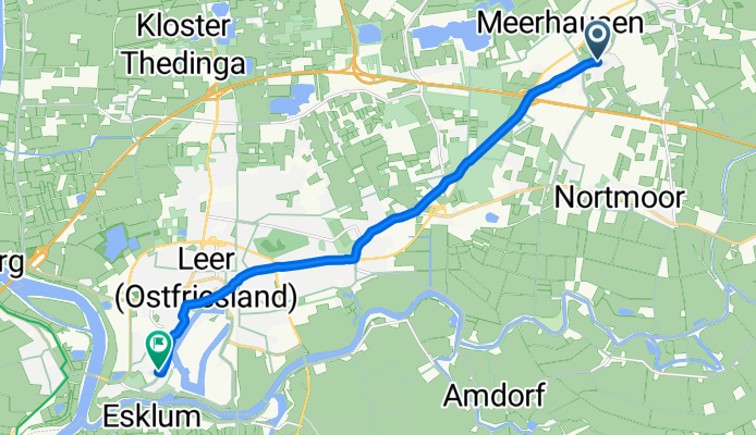 Coordes Kamp, Brinkum nach Moses-Koppel-Straße, Leer (Ostfriesland)