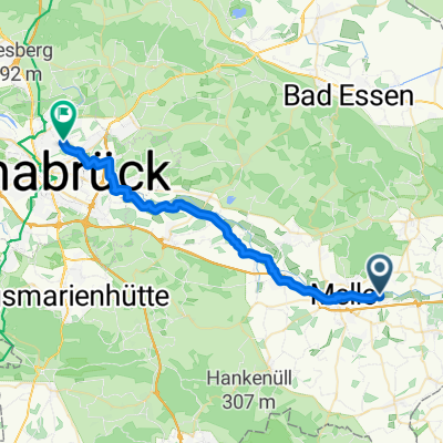 Segelfliegerweg, Melle nach Knollstraße, Osnabrück