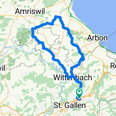 Rundweg - SG - Hagenwil - Neukirch - SG