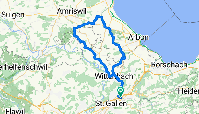 Rundweg - SG - Hagenwil - Neukirch - SG