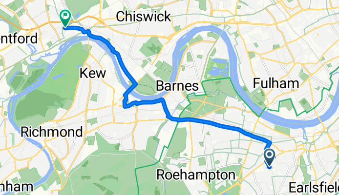 Repton House, London to Clayponds Lane, Brentford