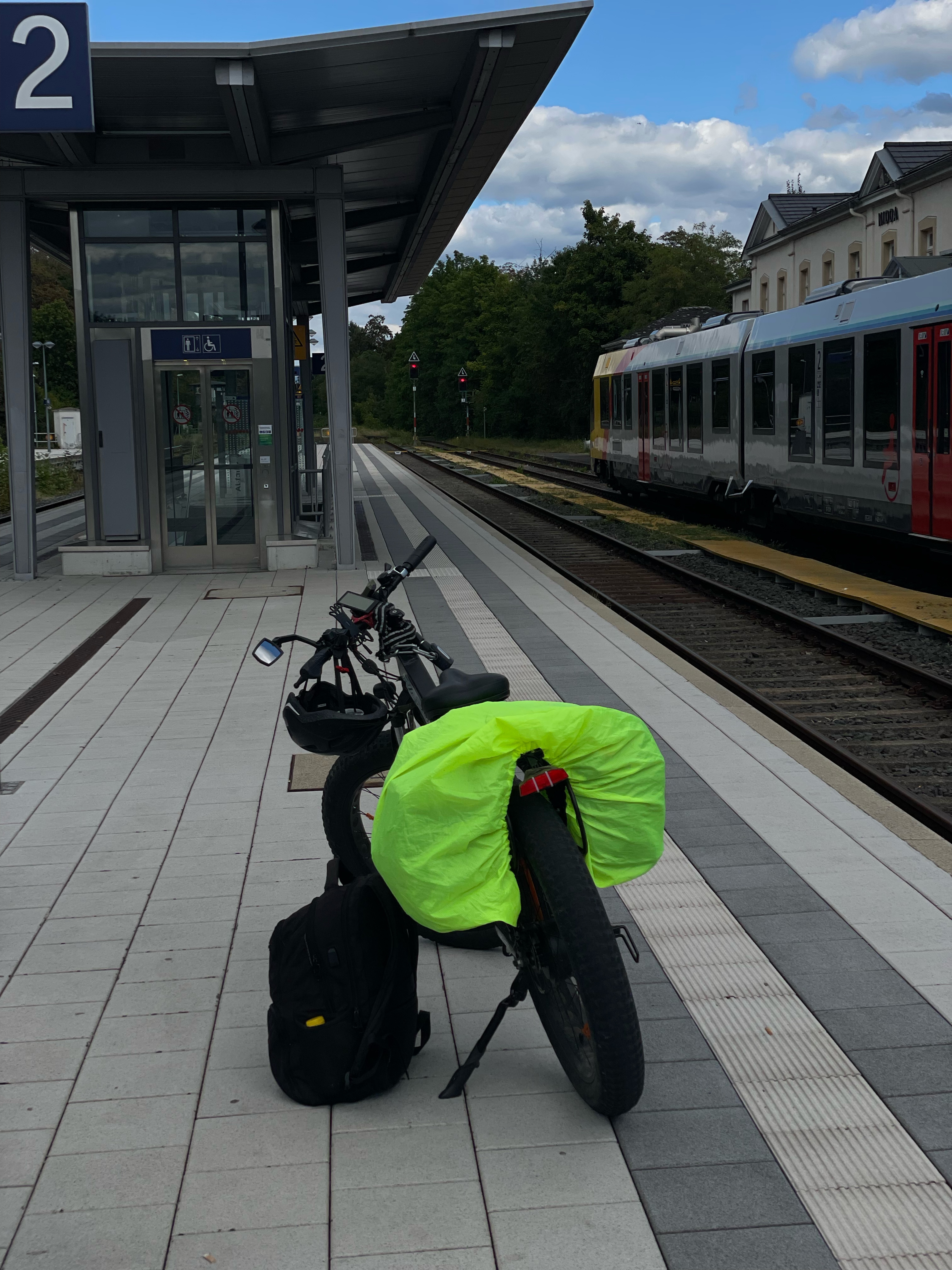 Schotten nach Nidda, Nidda Bahnhof