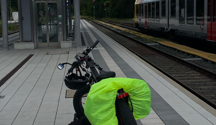 Foto 1 der Bikemap-Route "Schotten nach Nidda, Nidda Bahnhof"