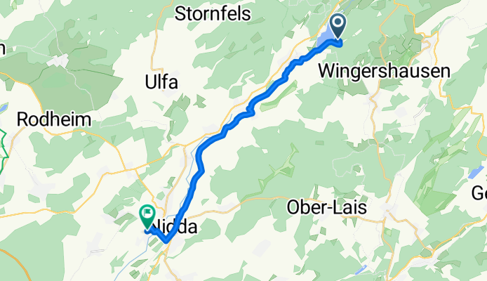 Schotten nach Nidda, Nidda Bahnhof