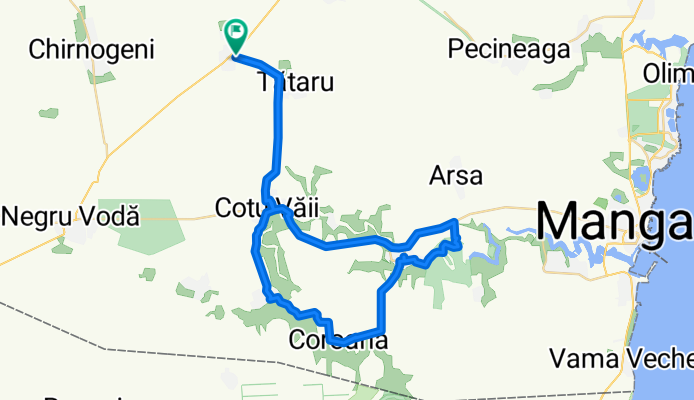 Strada Primăverii, Comana to Strada Unirii, Comana