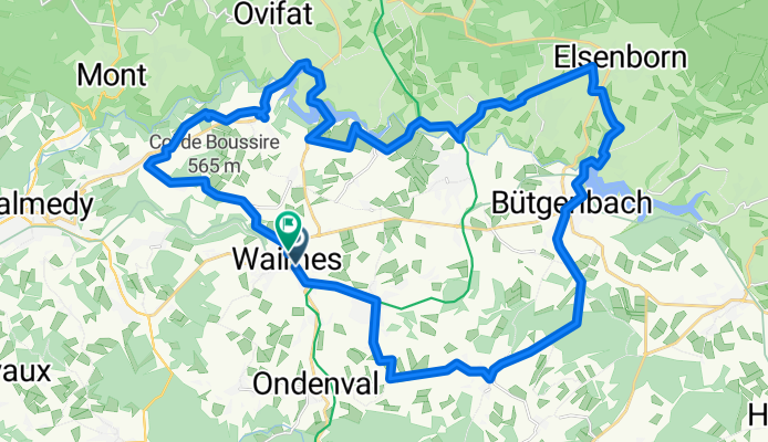 Rue du Centre, Weismes nach Rue du Centre, Weismes