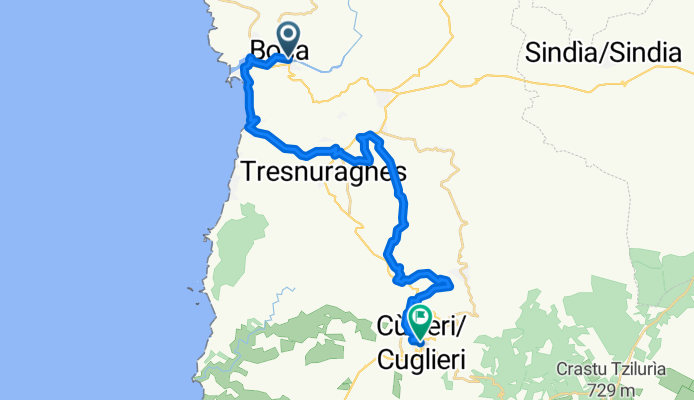 From Bosa to Cuglieri