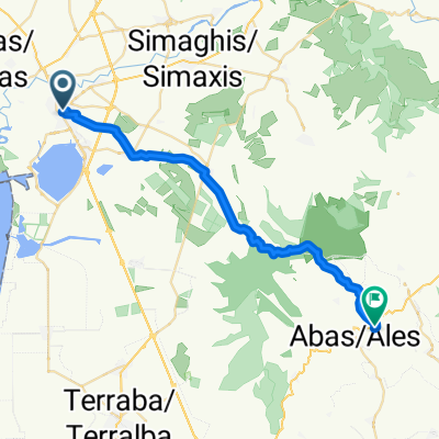 From Oristano to Ales