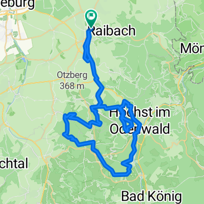 Ziegelwaldweg, Groß-Umstadt nach Ziegelwaldweg, Groß-Umstadt