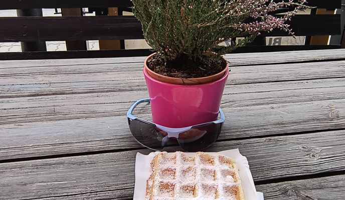 Foto 2 de la ruta de Bikemap "Na słodko nie straszny nam wiatr ani deszcz"