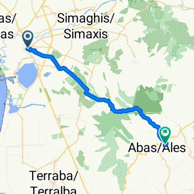 From Oristano to Ales