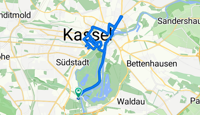 Giesenallee nach Giesenallee