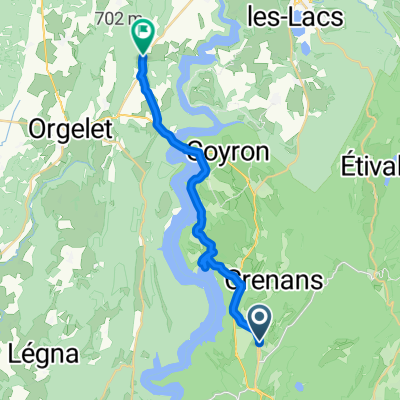 Rue Pasteur, Moirans-en-Montagne à D 49, Largillay-Marsonnay