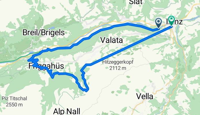 Via Santeri, Ilanz nach Rathausgasse, Ilanz