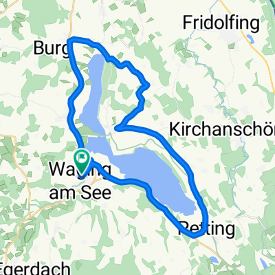 Waginger See Runde Schnelle Fahrt