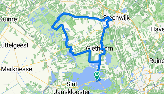 Route nach Wanneperveen