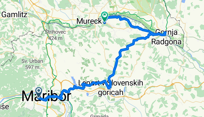 Tag 4 - Maribor - Bad Radkersburg - Podgorje (slow)