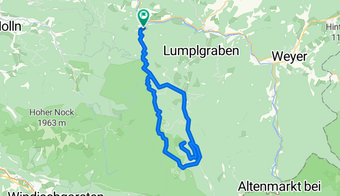 R9 Hintergebirgsradweg Anlaufalm