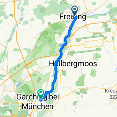 Garching nach General-von-Nagel-Straße 25 Freising-nach Garching