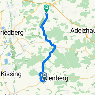 Sportheimstraße nach Aichacher Straße