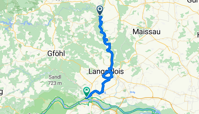 Kamptalweg Abschnitt D, Gars am Kamp nach Bahnhofplatz, Krems an der Donau