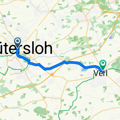 Moltkestraße, Gütersloh naar Bielefelder Straße, Verl