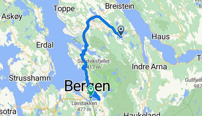 From Ytre Arna to Bergen