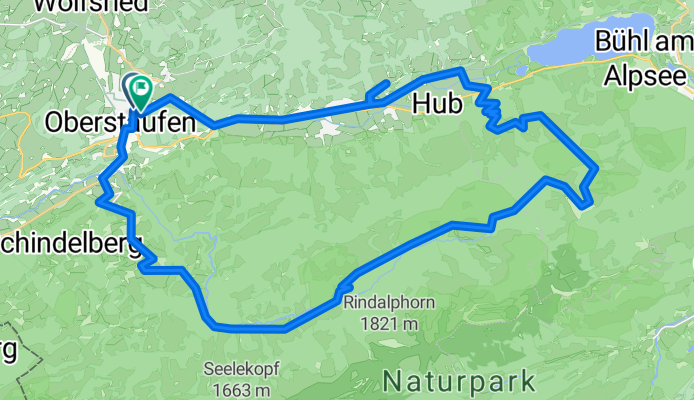 Hochbühlstraße, Oberstaufen nach Immenstädter Straße, Oberstaufen